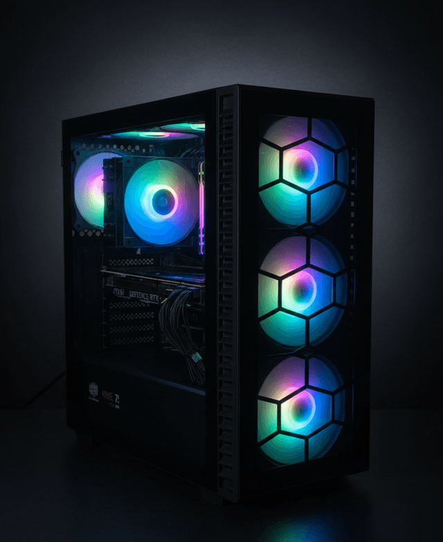 CUSTOM BUILD - POWERFUL GAMING PC INTEL i5 GEFORCE